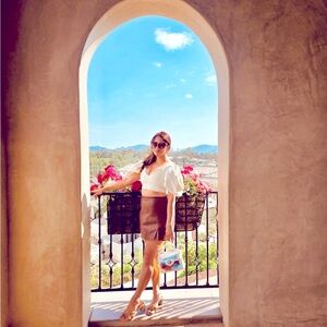 S | Zara White Crop Top | Blouse